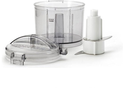 BLACK+DECKER BXCH120E Mini Blender - 120W - 350 ml - RVS Messen - 1 Snelheid - Compact & Eenvoudige Bediening - Makkelijk Reinigen - Wit/Grijs - Smoothies, Sauzen & Babyvoeding - Seprio