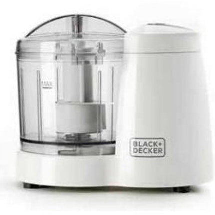 BLACK+DECKER BXCH120E Mini Blender - 120W - 350 ml - RVS Messen - 1 Snelheid - Compact & Eenvoudige Bediening - Makkelijk Reinigen - Wit/Grijs - Smoothies, Sauzen & Babyvoeding - Seprio
