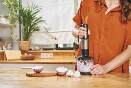 Black+Decker BXHBA1000E - Multifunctionele Staafmixer met Blender en Klopper - 1000 W - RVS - Seprio