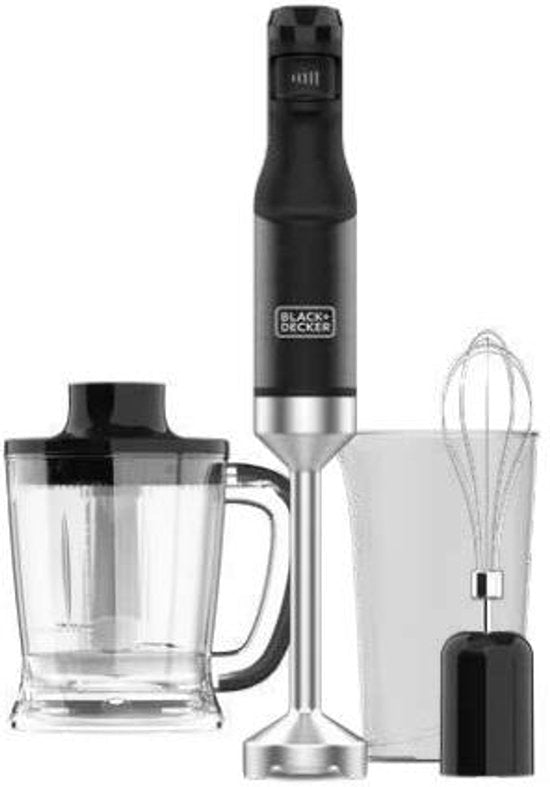 Black+Decker BXHBA1501E - Staafmixer - 1500W - Traploze Snelheid - RVS Messen - Seprio