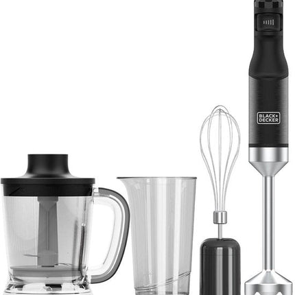 Black+Decker BXHBA1501E - Staafmixer - 1500W - Traploze Snelheid - RVS Messen - Seprio