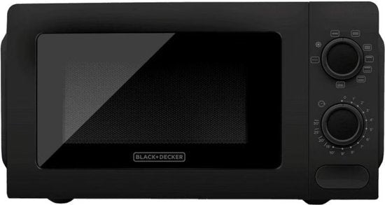 BLACK+DECKER BXMZ702E Vrijstaande Magnetron met Grillfunctie - 700W - Zwart - Seprio