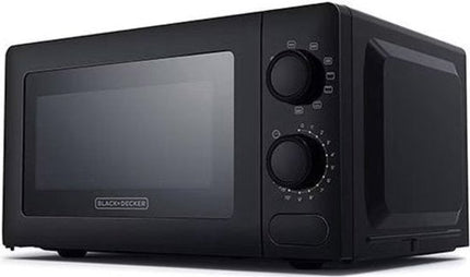 BLACK+DECKER BXMZ702E Vrijstaande Magnetron met Grillfunctie - 700W - Zwart - Seprio