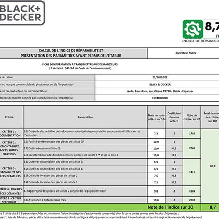 Black+Decker BXVML700E - Stofzuiger - Seprio