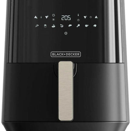 BLACK+DECKER - Heteluchtfriteuse - 5L - 8 Programma's - Antiaanbaklaag - Zwart - 1450W - Seprio