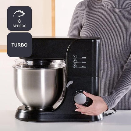 BLACK+DECKER - Keukenmachine 1000W - Keukenrobot - Foodprocessor - Keukenmixer RVS - 5.2L - Zwart - Seprio