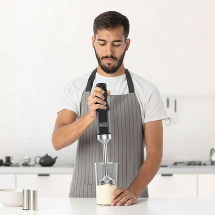 BLACK+DECKER - Staafmixer - 1500W - 20 Instelbare Snelheden - Turbo - functie - RVS Messen - Anti - Spat Design - BPA - vrij - Accessoires Vaatwasmachinebestendig - Seprio