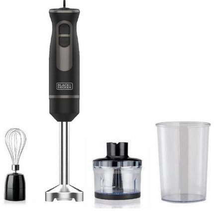 BLACK+DECKER - Staafmixer - 800W - 20 Instelbare Snelheden - Turbo - functie - RVS Messen - Anti - Spat Design - BPA - vrij - Accessoires Vaatwasmachinebestendig - Seprio