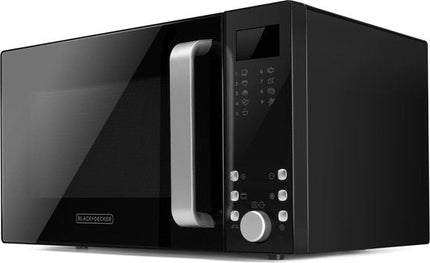 BLACK+DECKER - Vrijstaand Magnetron met Grillfunctie 23L – Digitaal Display – 9 Automatische Programma’s – Ontdooifunctie – Timer – 900W – Zwart - Seprio