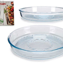 Borcam ronde ovenschaal met grill van 32 cm