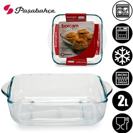 Borcam - Vierkante Ovenschaal - Glas - 2L - Seprio