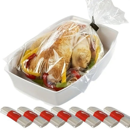Braadzakken voor in de Oven - Ovenzakken - 24 Stuks - Transparant - 38 x 26,5 cm - Voor Oven en Magnetron - Kookzak - Seprio