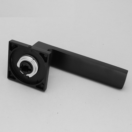 Design Deurbeslagset - Zwart - Aluminium - Vierkant - Deurklink voor Binnendeur - Seprio