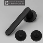 Door fittings incl. toilet lock