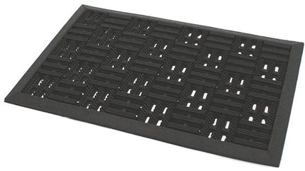 Deurmat - Rubbermat - Deurmat voor Binnen & Buiten - Zwart - 60 x 40 cm - Schoonloopmat - Seprio