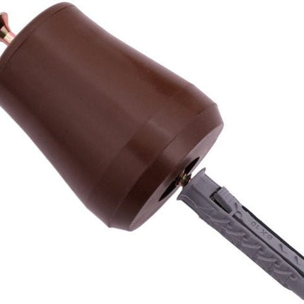 Deurstopper - Stootrand - Rubber - Bruin - Deurbumper - Deurbuffer - Binnen - Boren - Vloer of Muur - Seprio