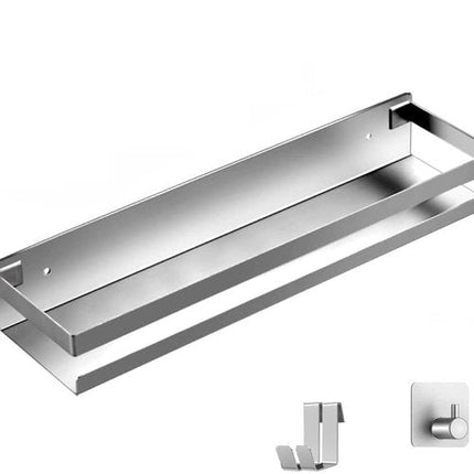 Doucherek - Douchemand - Badkamerrek - Rekje Voor In De Douche - Badkamer Plank - Shampoo Rekje - RVS - Rechthoekig Doucherek - Inclusief Montagemateriaal - 50 CM - Seprio