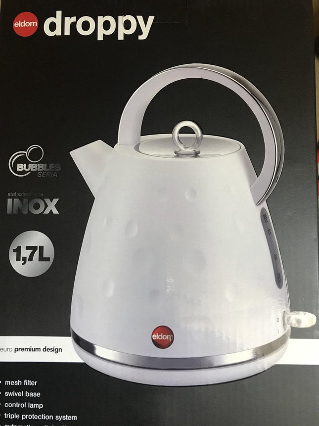 Eldom C245SB retro waterkoker – 1,7 liter – wit - Seprio