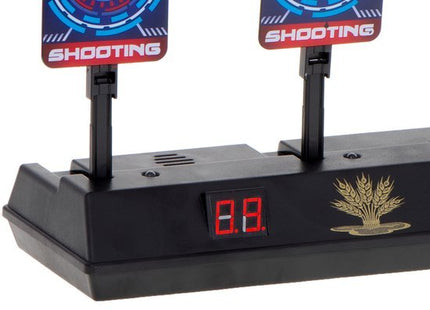 Elektrisch Schietdoel - Digitaal Target met 4 Doelen - Elektronische Schietschijf met Score Teller - Geschikt voor Foam Dart Blasters - Met Licht en Geluid - Schietspel voor Kinderen - Seprio