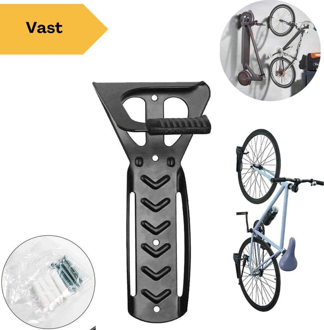 Fiets Ophangsysteem - Fietshaak met Haak - Inclusief Montagemateriaal - Wandmontage - Seprio