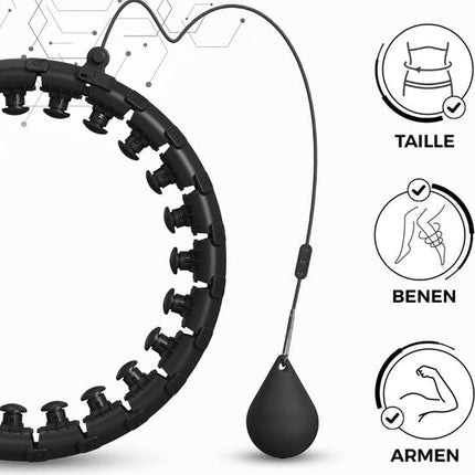 Fitness Hoelahoep - Hoelahoep Met Gewicht - Hoepel Fitness - Sport Hoelahoep - Hula Hoep - Seprio