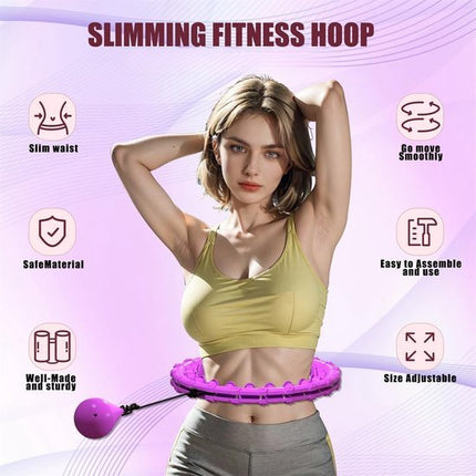 Fitness Hoelahoep - Hoelahoep Met Gewicht - Hoepel Fitness - Sport Hoelahoep - Hula Hoep - Seprio