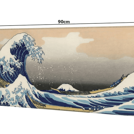 Gaming Muismat - Big Wave - 90x40cm - Extra Brede Muismat - XXL Mousepad voor Gamers - Seprio