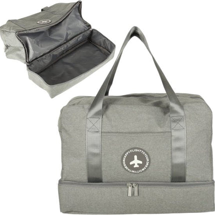 Handbagage - Reistas - Geschikt voor Transavia, TUI, Vueling & WizzAir - 40x30x20 cm - Maximale Formaat Underseater - Grijs - Seprio