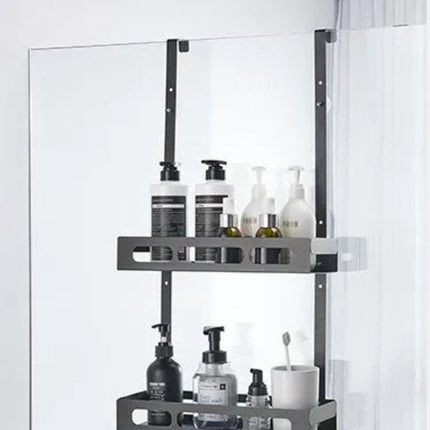 Hauskraft - Doucherek Hangend - Doucherekje Zonder Boren - Zwart - Twee - Laags - Seprio