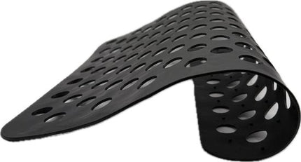 Hauskraft - Gootsteenmat - Rechthoekig - Spoelbakmat - Spoelbakmat - Spoelbak Beschermer - 31x28 cm - Zwart - Seprio