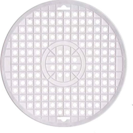 Hauskraft ronde gootsteenmat – Ø31 cm – zwart, wit of grijs - Seprio