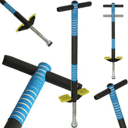 Ikonka verstelbare pogo springstok – blauw - Seprio