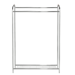 KAIA Design Kledingrek Double - 140x104x40 CM - Zilver - Seprio