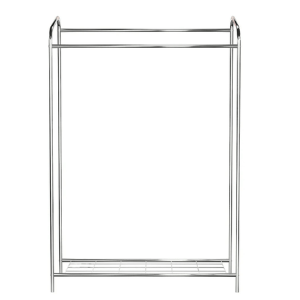KAIA Design Kledingrek Double - 140x104x40 CM - Zilver - Seprio