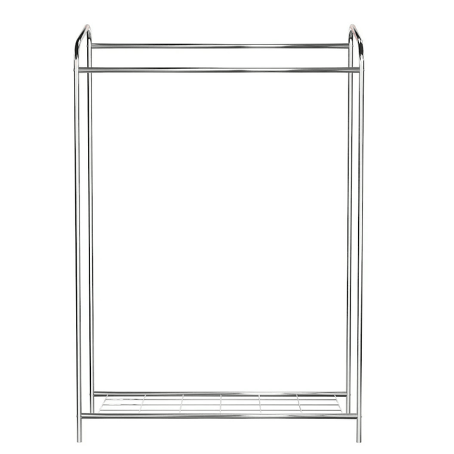 KAIA Design Kledingrek Double - 140x104x40 CM - Zilver - Seprio