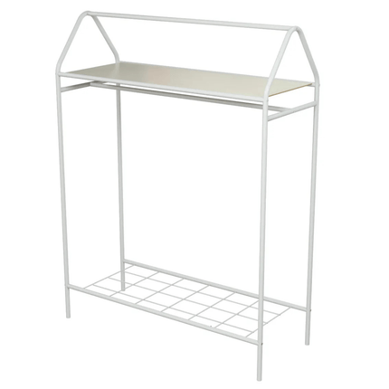 KAIA Design Kledingrek Home - Metaal - 143x104x40 CM - Wit - Seprio