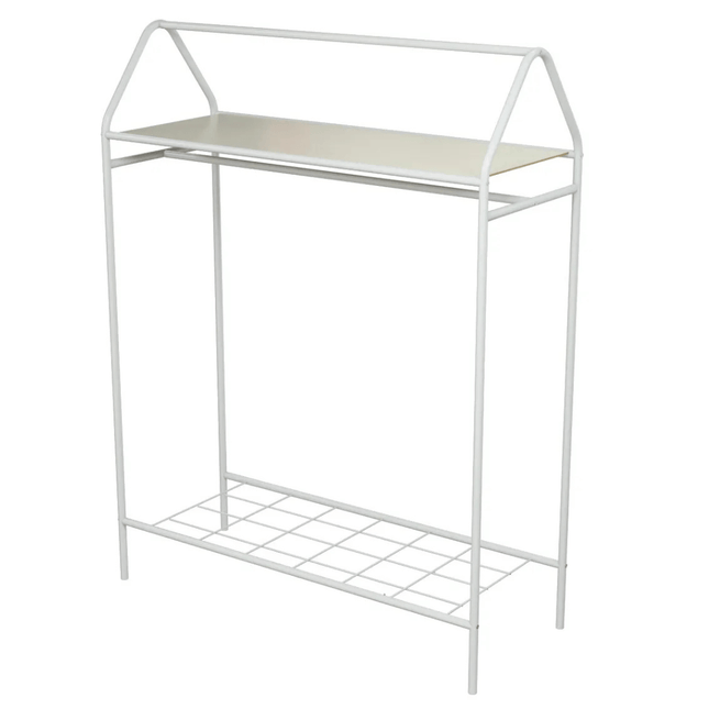 KAIA Design Kledingrek Home - Metaal - 143x104x40 CM - Wit - Seprio