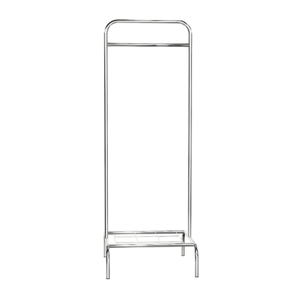 KAIA Design Kledingrek Single Small - 132x47x46 CM - Zilver - Seprio