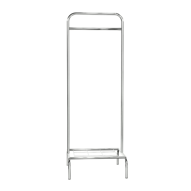 KAIA Design Kledingrek Single Small - 132x47x46 CM - Zilver - Seprio