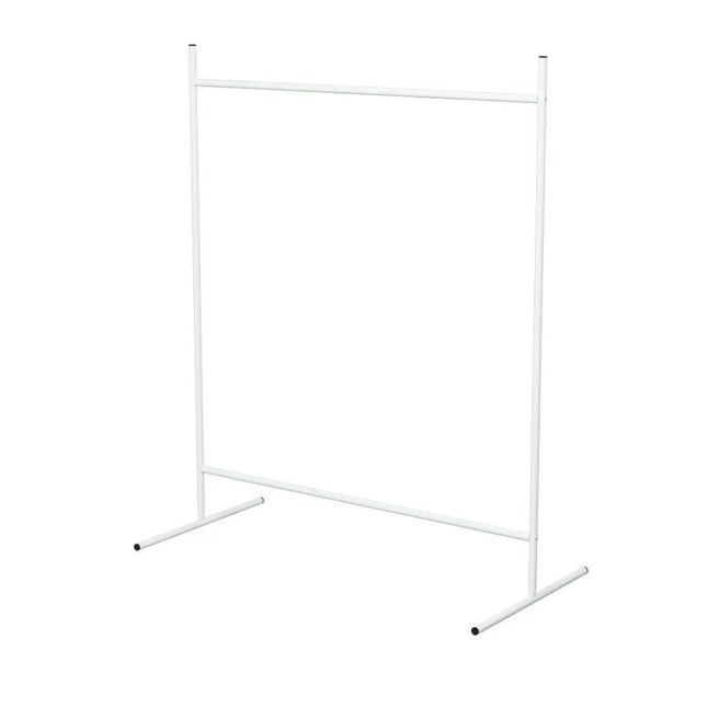 KAIA Design Kledingrek Square - 127x104x50 CM - Wit - Seprio
