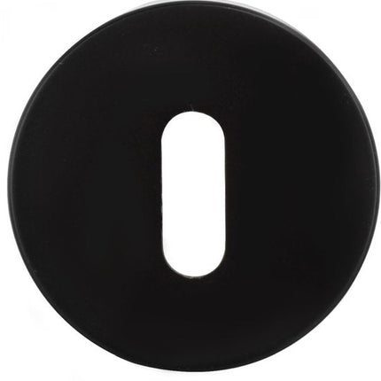 KAIA - Sleutelrozet - Zwart - Set - Sleutelplaat - Sleutelgat - Afdekplaat - Aluminium - Rond - Seprio