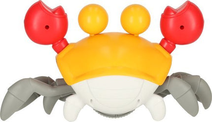 Kruipende En Dansende Krab Muzikaal Speelgoed Met Geluid - Interactief En Educatief Speelgoed Voor Kinderen En Baby's - Baby speelgoed - Sensorisch Speelgoed - Oplaadbare 3,7V Batterij - Oranje - Seprio