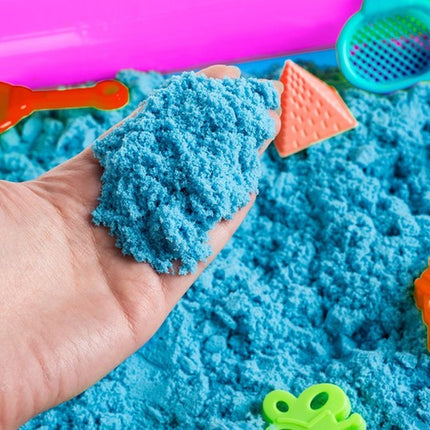 Kruzzel Magic Sand, 1 KG - Zand voor Binnenhuis met Accessoires - Seprio
