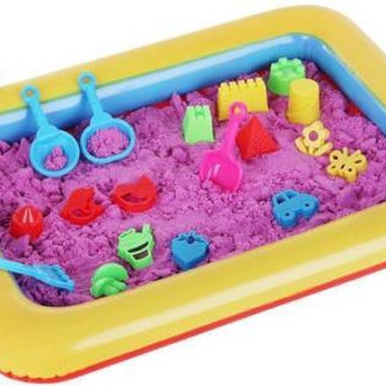 Kruzzel Magic Sand, 1 KG - Zand voor Binnenhuis met Accessoires - Seprio