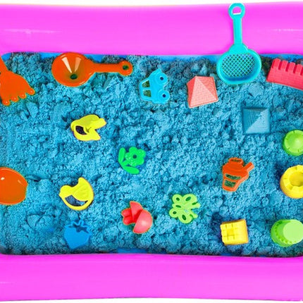 Kruzzel Magic Sand, 1 KG - Zand voor Binnenhuis met Accessoires - Seprio