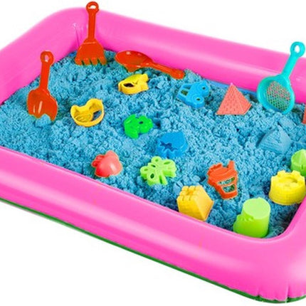 Kruzzel Magic Sand, 1 KG - Zand voor Binnenhuis met Accessoires - Seprio