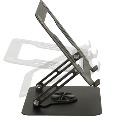 Laptophouder - Zwart - Metaal - 360 Graden Draaibaar - Laptopstand - 11 inch t/m 17 inch - Seprio