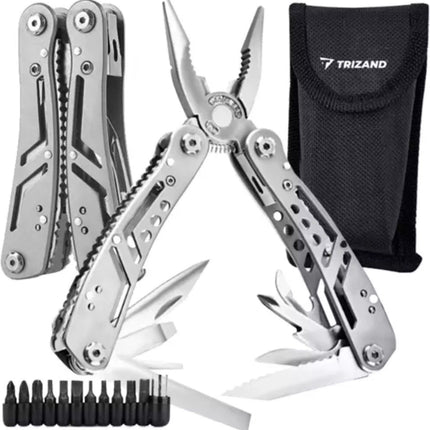Multitool - Zakmes - 13 functies - Inclusief beschermhoes - Werken - Outdoor - Camping - Multitool zakmes - Seprio
