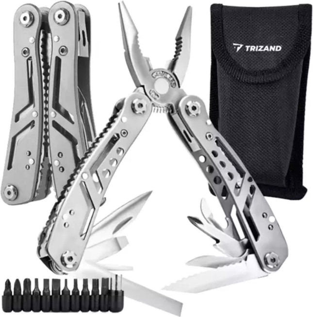 Multitool - Zakmes - 13 functies - Inclusief beschermhoes - Werken - Outdoor - Camping - Multitool zakmes - Seprio