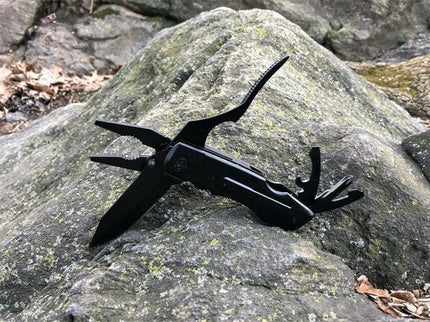 Multitool Zakmes 21 - in - 1 - Multifunctioneel Survival Mes en Tang - Gereedschap Outdoor - Jachtmes - Noodpakket Essential - RVS - Zwart - Seprio